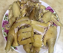 白切鸡（蒸煮版）的做法
