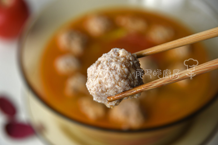 番茄圆子汤的做法