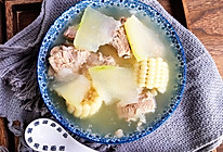 冬瓜排骨玉米汤的做法