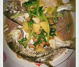 豆酱煮金枪鱼的做法