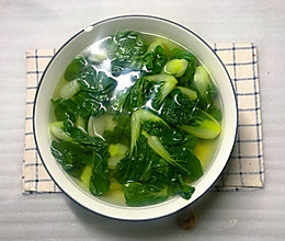 #好吃不上火#小白菜汤的做法