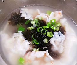 滑滑的虾汤的做法