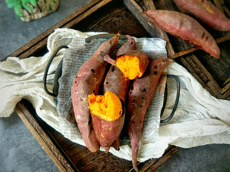 烤箱版烤红薯的做法