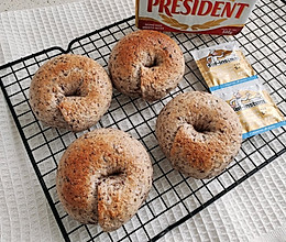 混合黑燕麦贝果的做法