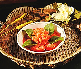 #巨下饭的家常菜# 胭脂水萝卜花 ，爽口又开胃的做法