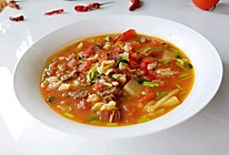 茄香牛肉豆拌汤的做法