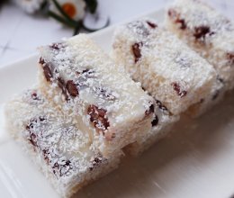蜜红豆糯米糕的做法