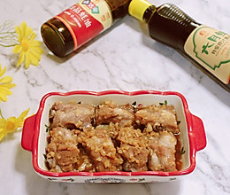 低油免煎炒 | 蒜蓉排骨蒸菜的做法