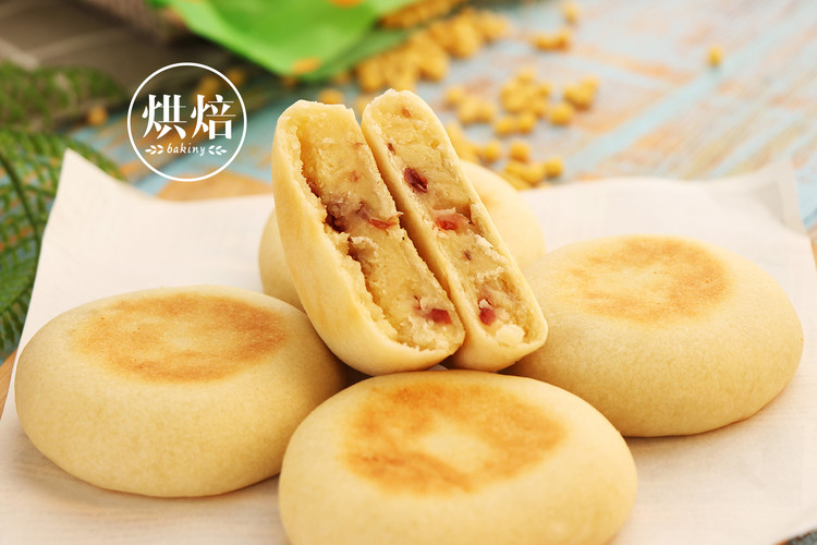 不用炒馅的绿豆饼的做法