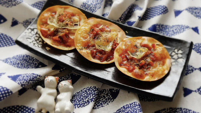 #零腹担吃夜宵#迷你披萨的做法