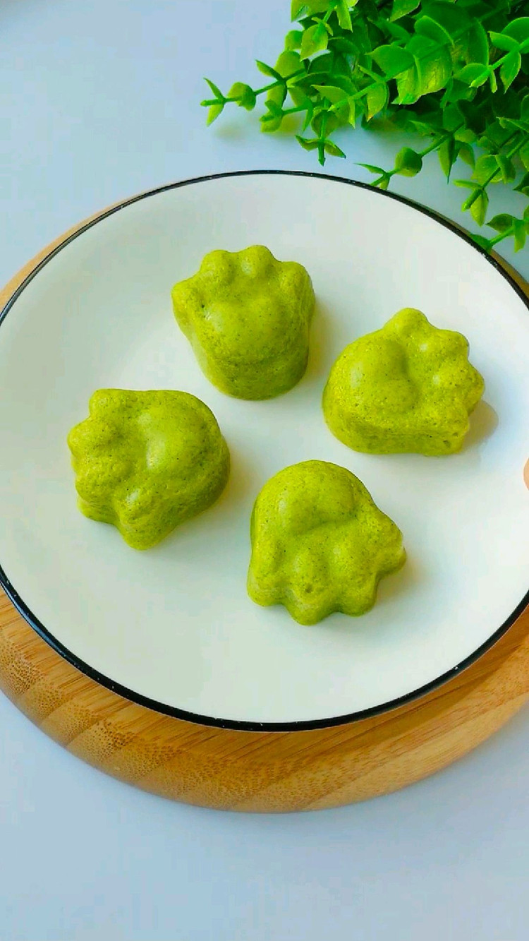 西蓝花苹果蒸糕 8+宝宝辅食的做法