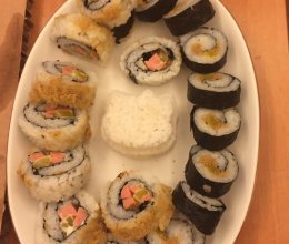 火腿肠肉松寿司的做法