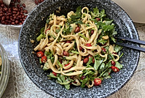 简单快手酸辣凉拌面的做法