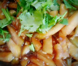 蒜香茄条的做法