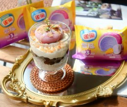 #雀巢冰淇淋新吃法#芋泥波波雪糍杯的做法