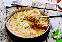 肉末虾仁蒸蛋#单挑夏天#的做法