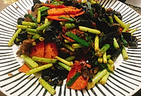 #豆果10周年生日快乐#蒜苔炒牛肉的做法