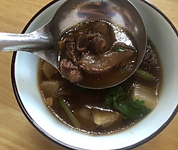 牛肉萝卜汤的做法