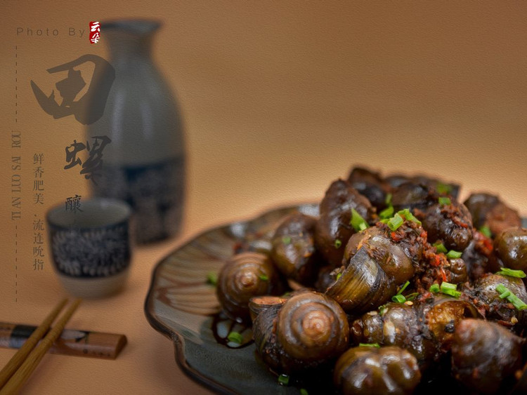 田螺酿肉的做法