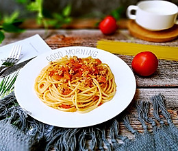 番茄肉酱烩意大利面的做法