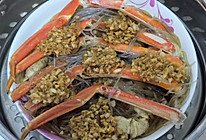 蒜蓉粉丝蒸松叶蟹的做法