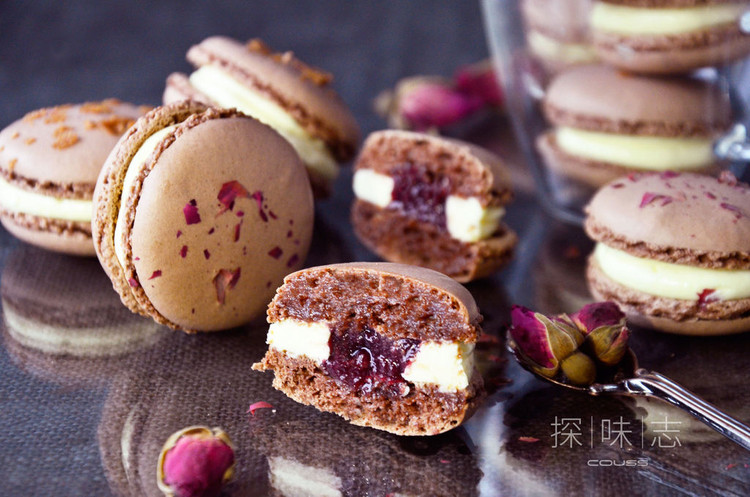 【意式可可玫瑰酱马卡龙】——COUSS CO-787M出品的做法