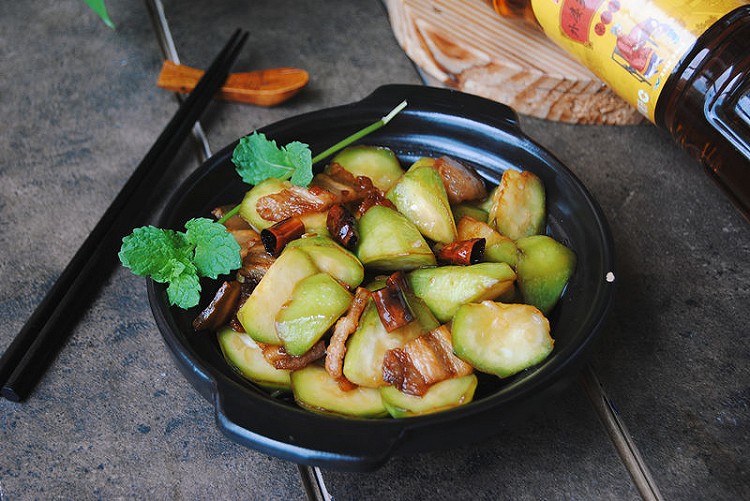 丝瓜肉片的做法