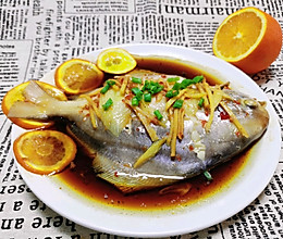 清香橙味～蒸平鱼～的做法