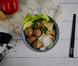 日常必备牛肉丸粿条汤的做法