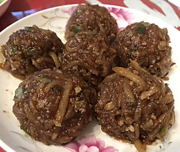 萝卜丝番薯粉肉丸子的做法