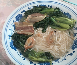 简食青菜面的做法