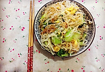 素食主义—家常炒米面的做法