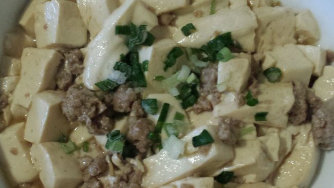 肉沫豆腐的做法