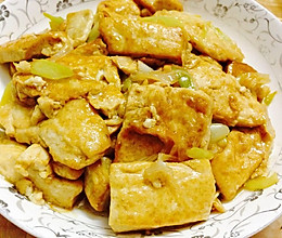 大葱烧豆腐的做法