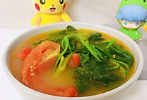 #刘畊宏女孩减脂饮食#木耳菜番茄汤的做法