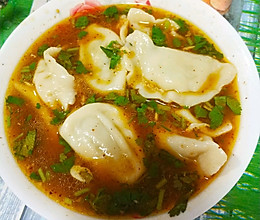 #入秋滋补正当时#酸辣汤水饺的做法