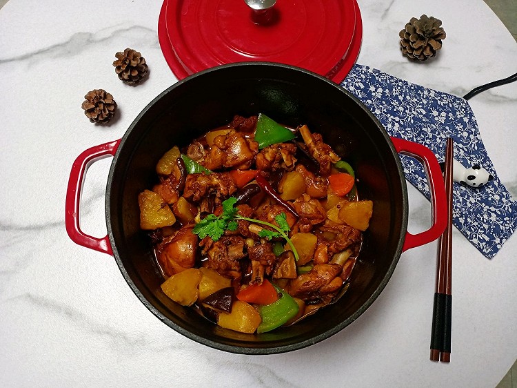 好吃到转圈的黄焖鸡块的做法