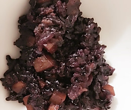 黑米甜饭的做法