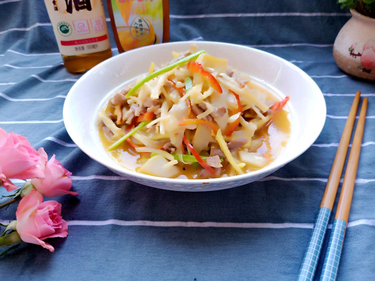 鸡汁笋片的做法