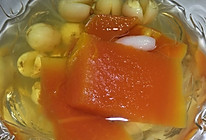 鲜莲子百合木瓜糖水的做法