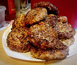 香煎牛肉汉堡饼的做法