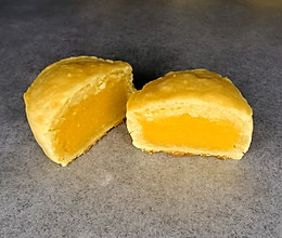 低糖低油半岛奶黄月饼（用料简单，不用奶油、芝士）的做法