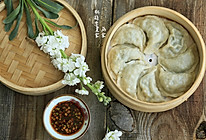 荠菜素馅饺子的做法