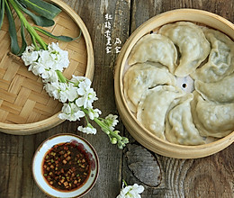荠菜素馅饺子的做法