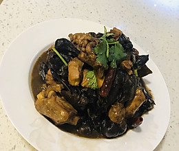 鸡肉炖蘑菇的做法