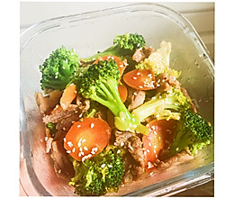 牛肉小炒西兰花和胡萝卜的做法