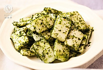 迷迭香：荠菜炒年糕的做法