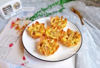 馄饨皮版—芝士鸡蛋盏的做法