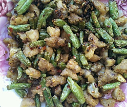 孜然鸡脆骨炒豆角的做法