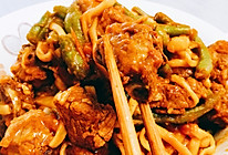 豆角排骨焖面的做法